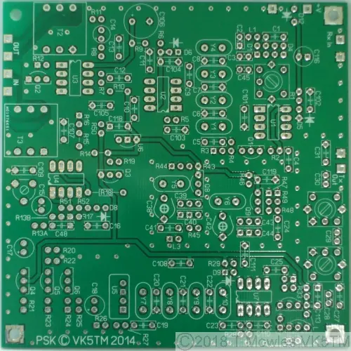 First PSK prototype pcb